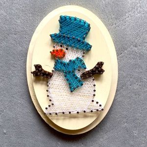 New String art boy snowman
